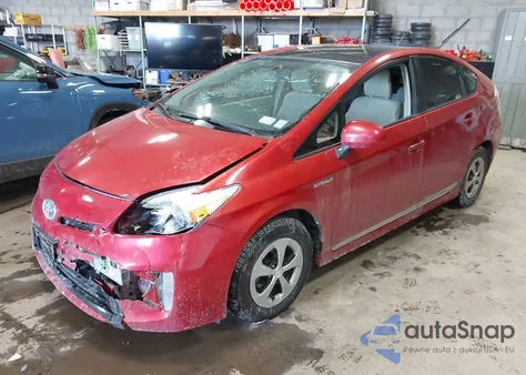 2013 Toyota Prius Three from USA, damaged, VIN JTDKN3DU9D1640281